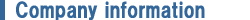 Company information - 会社情報 Company information - 会社情報